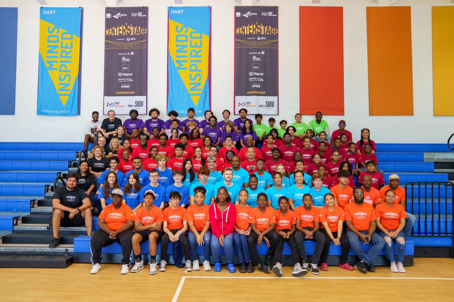 Group shot of participating schools