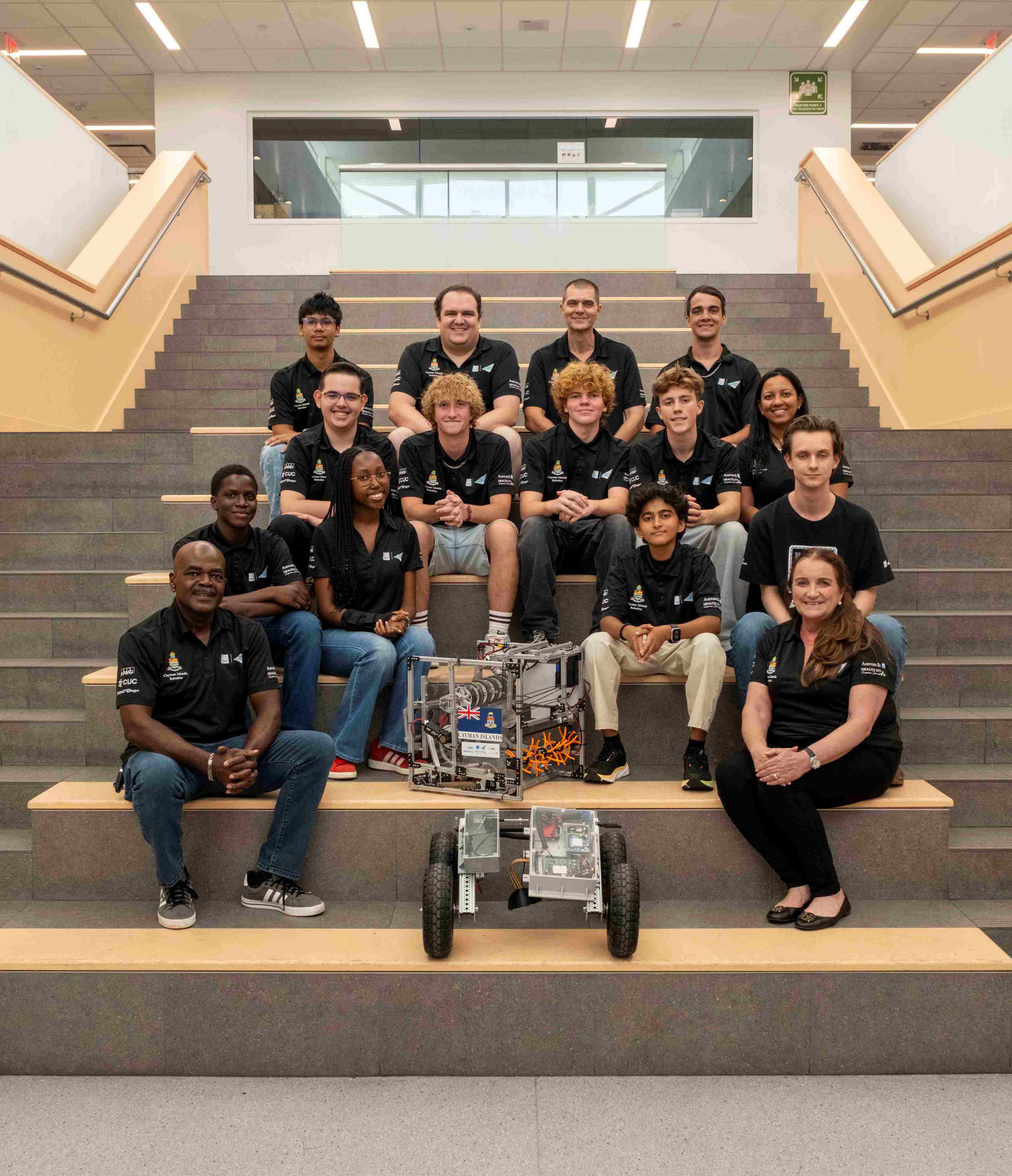 2026 Cayman Islands National Robotics Team photo
