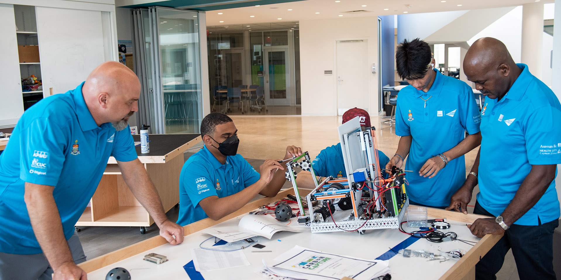 These STEM students spent their summers building robots and preparing to compete on the international stage at the FIRST Global Competition in Switzerland.
